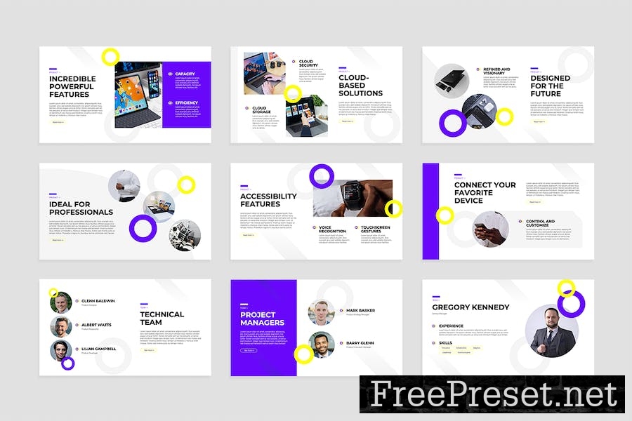 Product Design Slides Presentation Template TNF8HLF