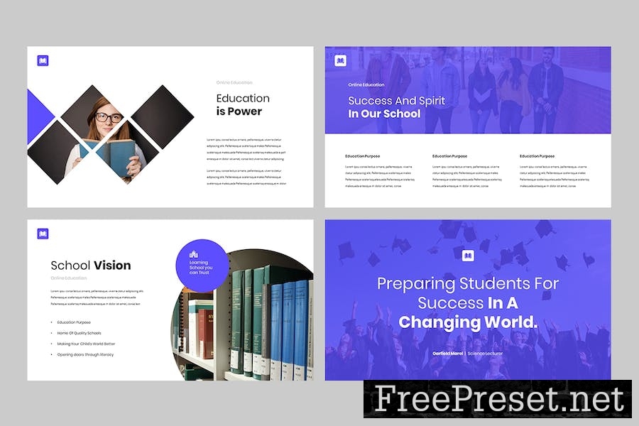 QUIPLE - Education Powerpoint Template 3LBC5KP