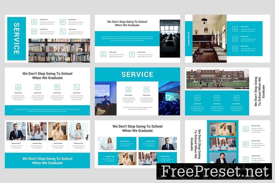 Rapid - Education & School PowerPoint Template 5SZ7UCF