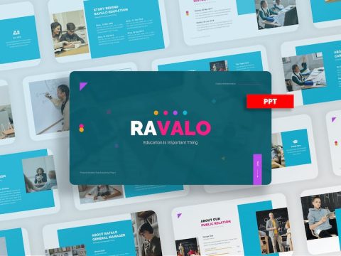 Ravalo - Kids Education PowerPoint BXFQQPF