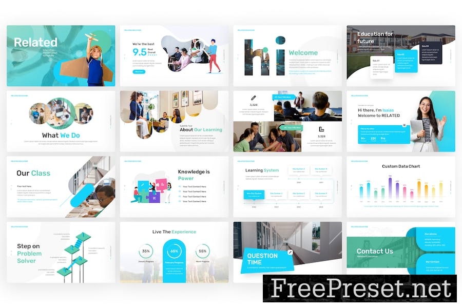 Related Professional Education PowerPoint Template CFN3SXP