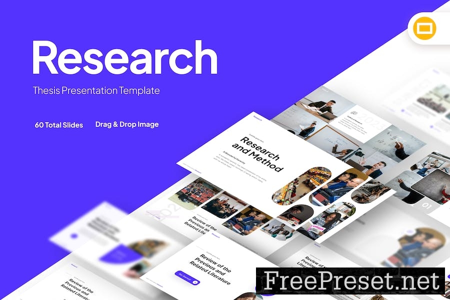 Research Thesis Google Slides Template 68AA9J8