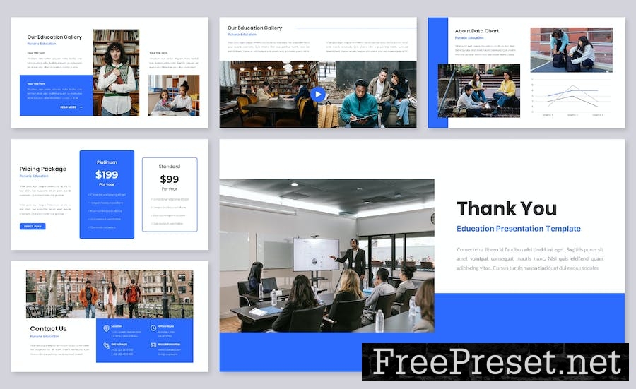 Runaria - Education PowerPoint Template XBSNNRD