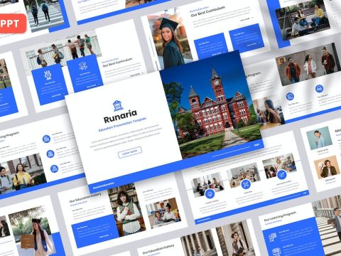 Runaria - Education PowerPoint Template XBSNNRD