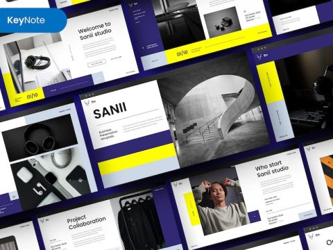 Sanii – Business Keynote Template CWPNCXF