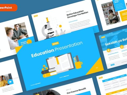 SCHELA - Education Powerpoint Template DWLHEHE