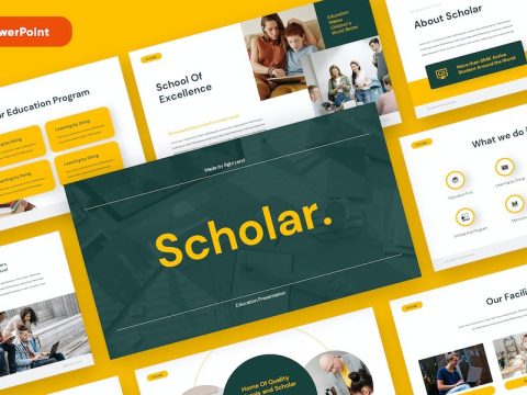 SCHOLAR - Education Powerpoint Template ZGWUVVU