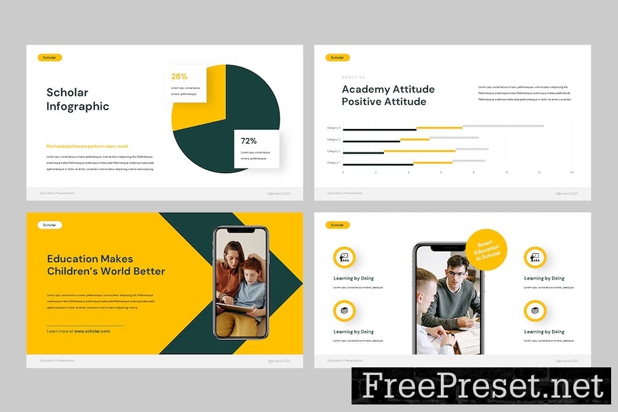 SCHOLAR - Education Powerpoint Template ZGWUVVU