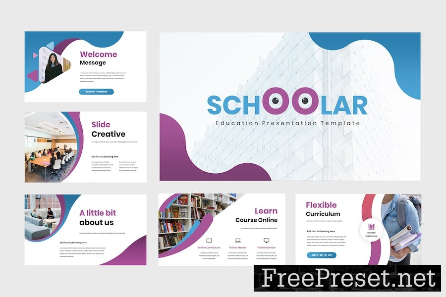 Schoolar - Education Google Slides Presentation FBYLNZR