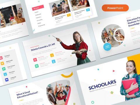 Schoolars – Education Course & Learning PowerPoint Z3Y9C94