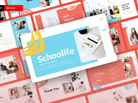 Schoolife - Education Powerpoint Template WL7B9BD