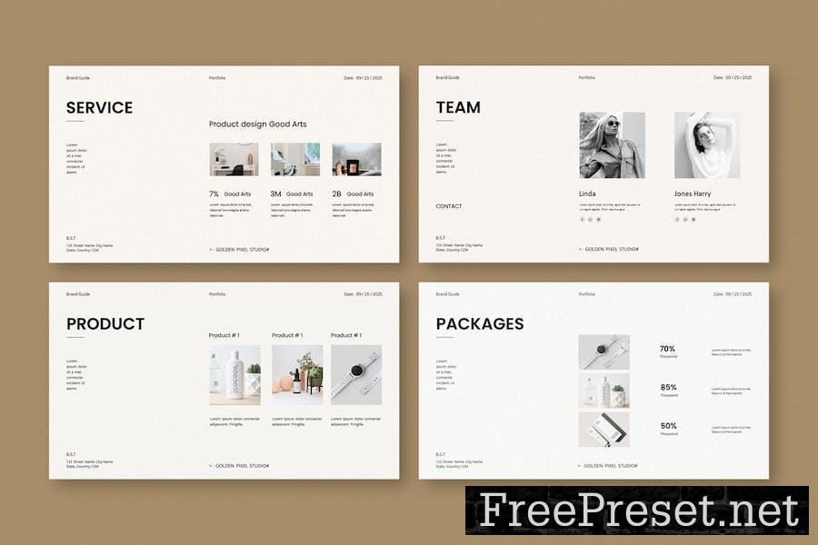 Service & Pricing Keynote Template TH572ZY