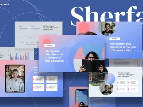 Sherfa - Education Powerpoint Template TLB8AV4