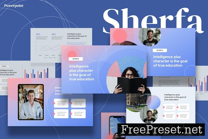 Sherfa - Education Powerpoint Template TLB8AV4