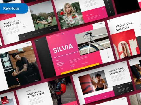 Silvia – Business Keynote Template 9FH8Y79