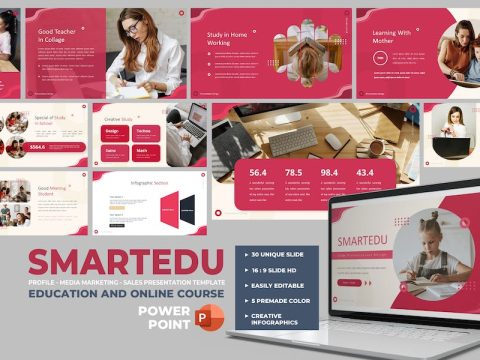 Smartedu - Education & Online Course Presentation 55RH9X5