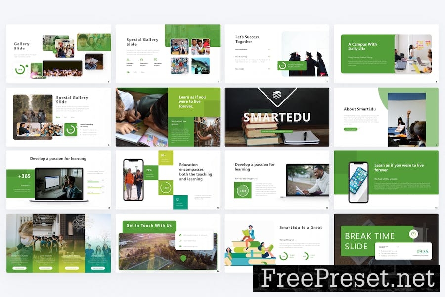 SmartEdu Education PowerPoint Template KNV3RCK