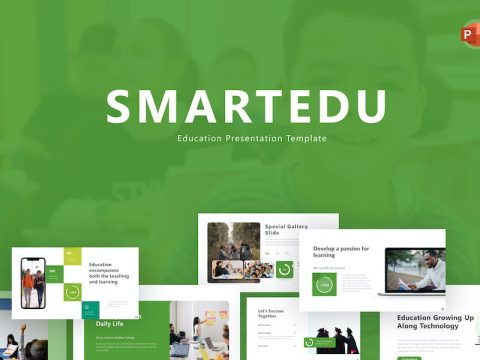 SmartEdu Education PowerPoint Template KNV3RCK