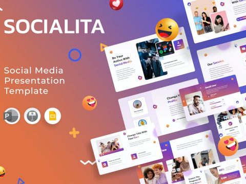 Socialita Social Media Google Slide Template