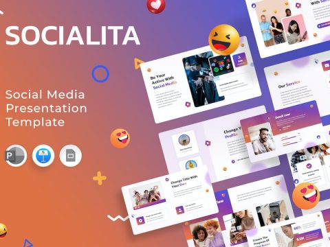 Socialita Social Media Keynote Template