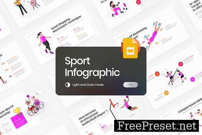 Sport Infographic Google Slides Template J7NADXY