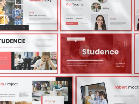 Studence - Education Presentation PowerPoint GUBJXLJ