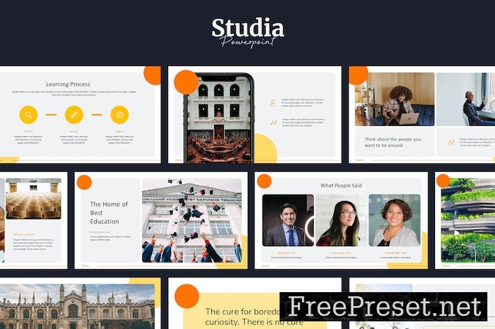 Studia Education Powerpoint Template EG69JLM