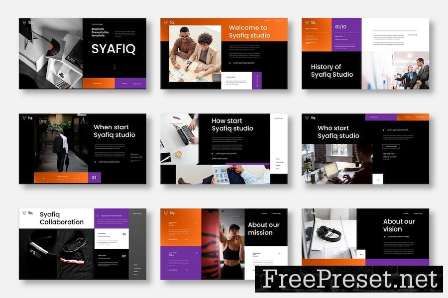 Syafiq - Business Google Slide Template KVTPEZ2