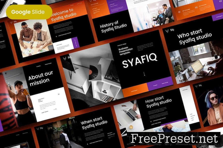 Syafiq - Business Google Slide Template KVTPEZ2