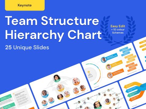 Team Structure Hierarchy Chart for Keynote