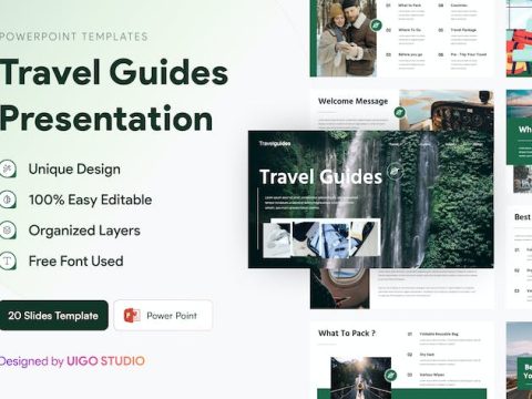 Travel Guides Presentation Template Powerpoint Q5YPBYM