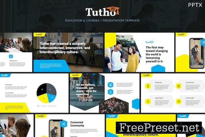 Tutho - Education & Courses Powerpoint ZKEVAHN