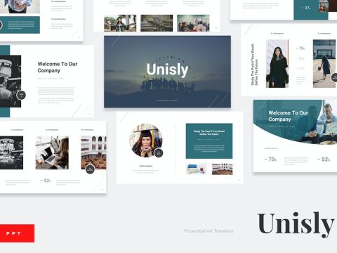 Unisly - University Education Powerpoint Template KBNN9AP