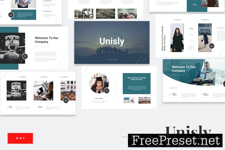 Unisly - University Education Powerpoint Template KBNN9AP