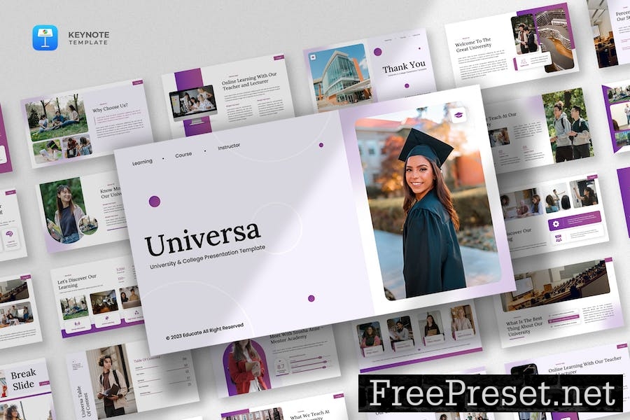 Universa - Education Keynote Template