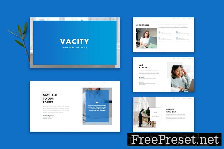 Vacity - Google Slide Template