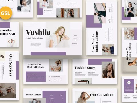 Vashila - Fashion Collection Google Slides AZ5RUUM