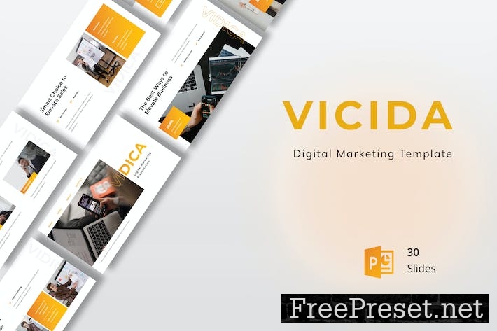 Vidica - Digital Marketing Presentation PowerPoint CZH5JUT