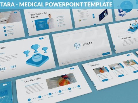 Vitara - Medical Powerpoint Template SVDXQ6T