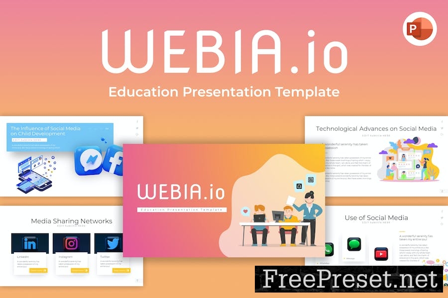 Webia.io Education Presentation Template YP9XJSL