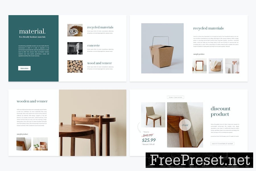 Wofen Furniture Google Slides Template 67GUR2T