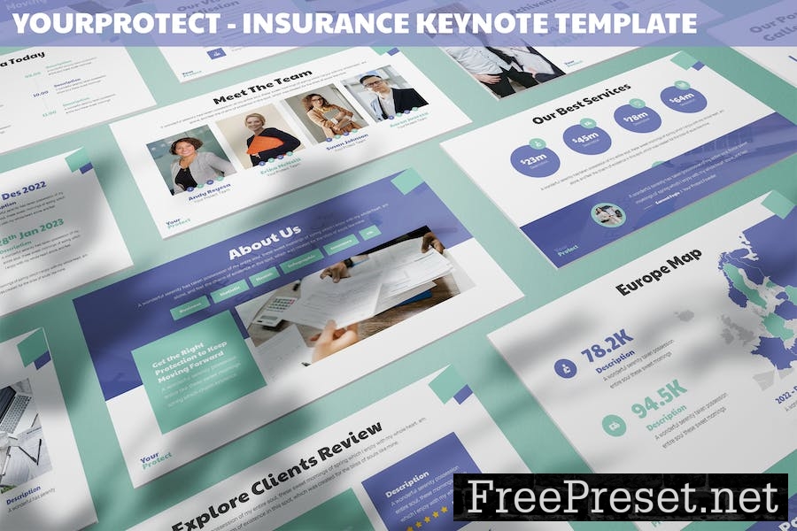 Yourprotect - Insurance Keynote Template