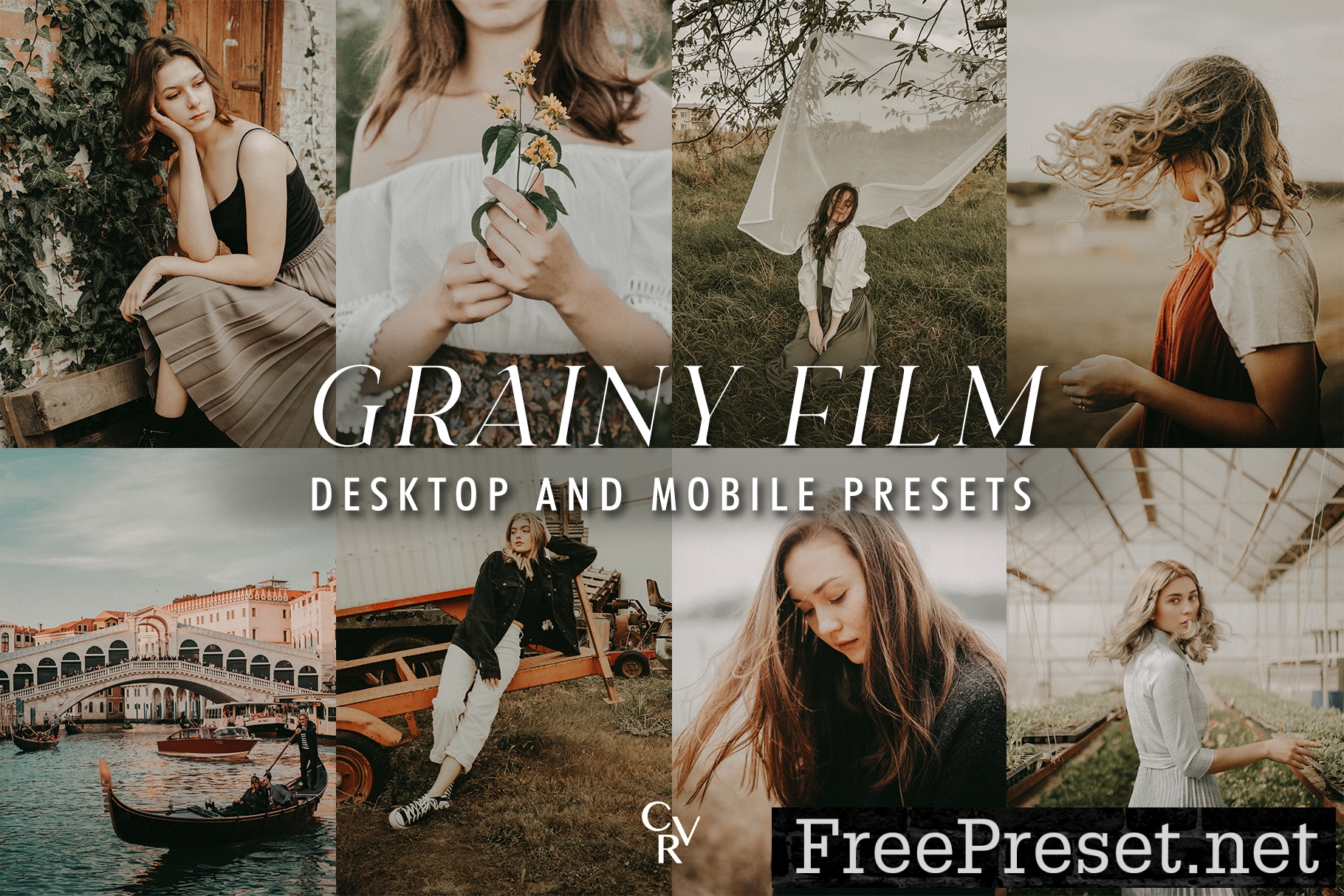 10 Grainy Film Lightroom Presets