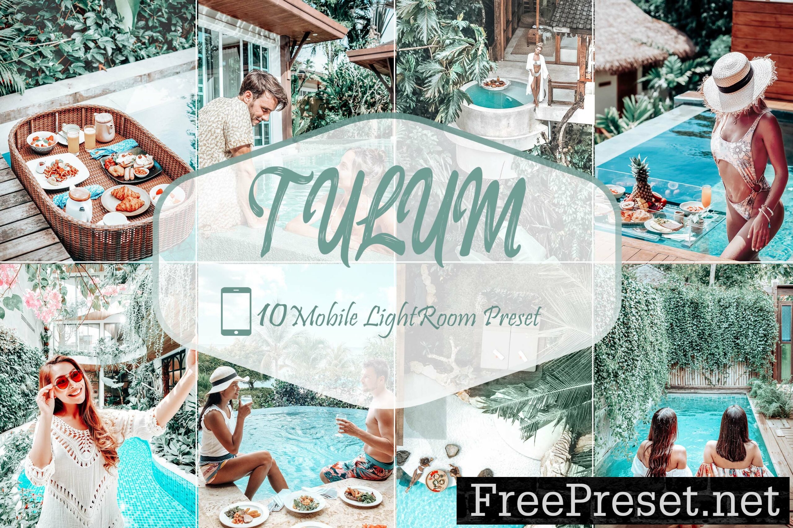 10 Mobile Lightroom Presets, Tulum