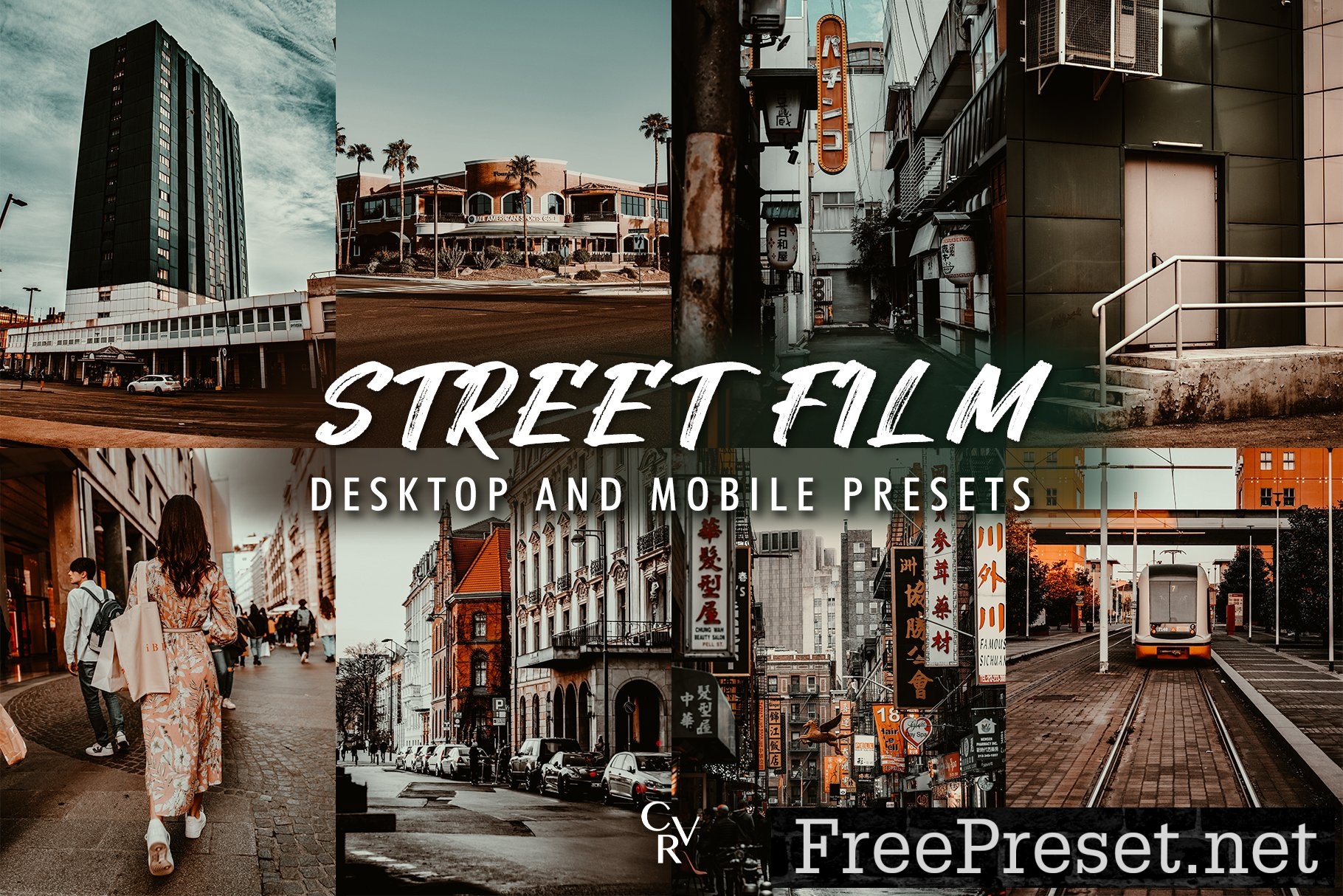 10 Street Film Lightroom Presets