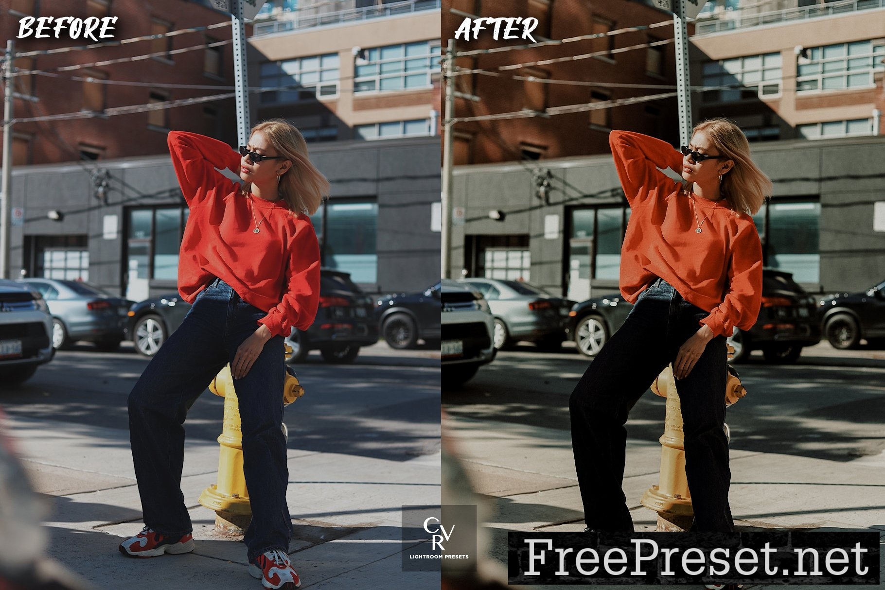 10 Street Portrait Lightroom Presets