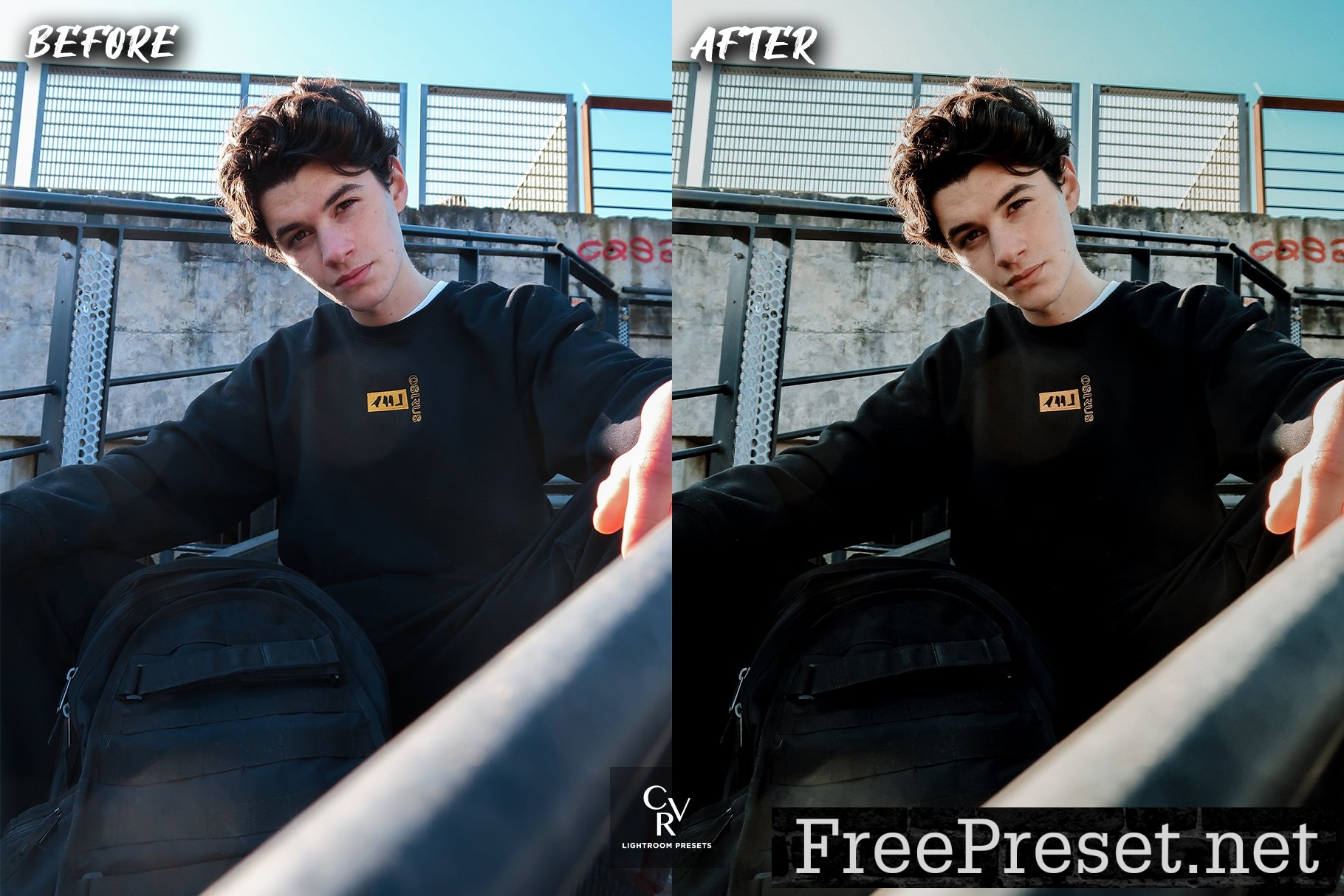 10 Street Portrait Lightroom Presets