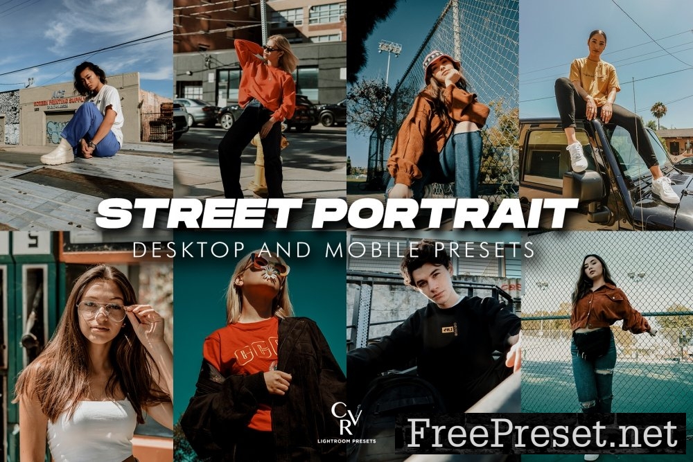 10 Street Portrait Lightroom Presets