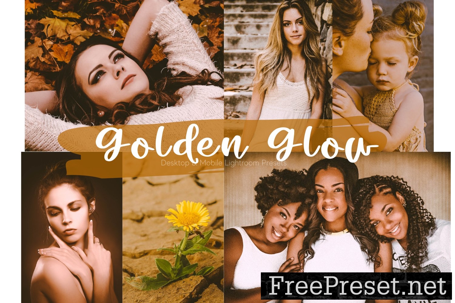 10 Warm Golden Glow Lightroom Presets