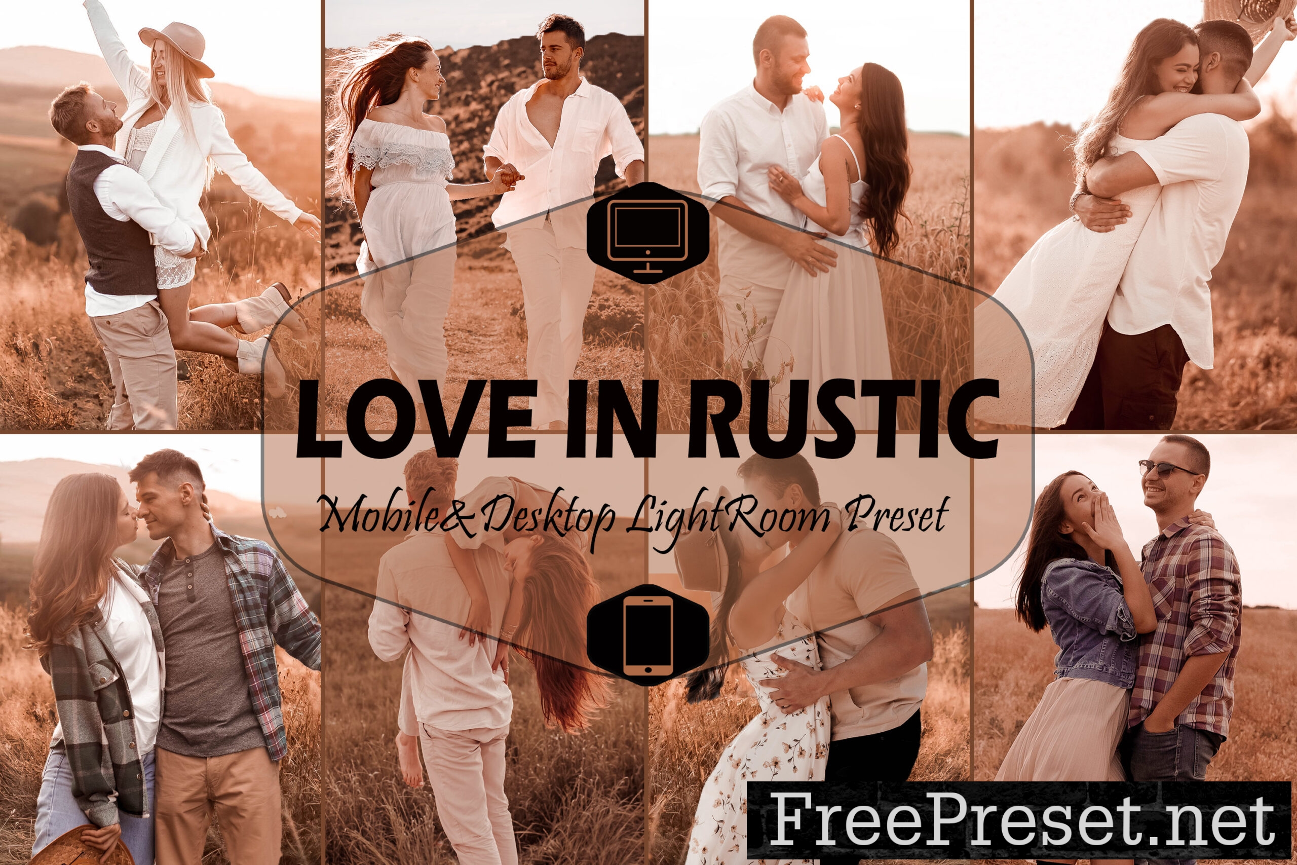 12 Love in Rustic Lightroom Presets